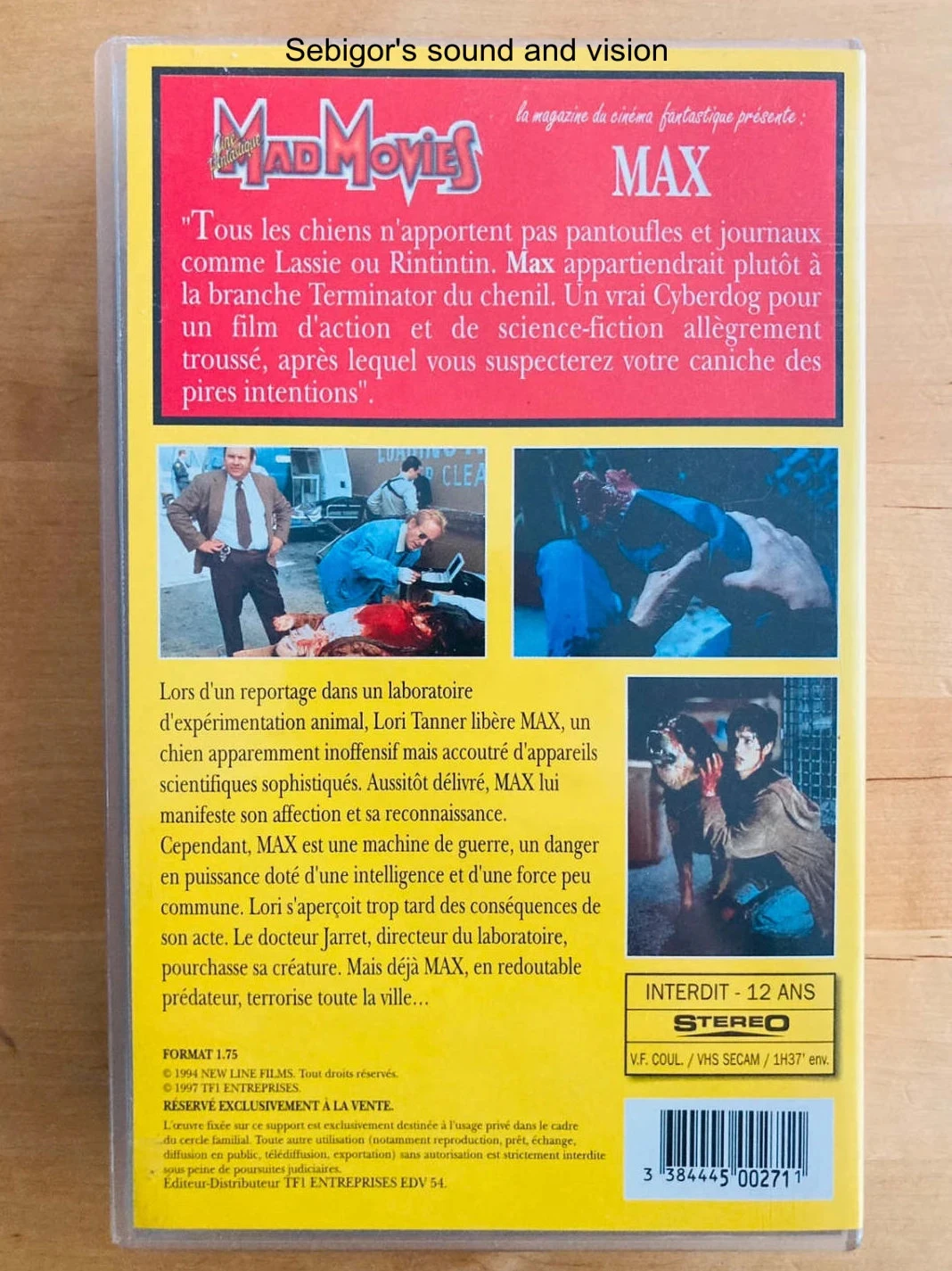 Cassette VHS Max de beste vriend van de mens. – photo 3